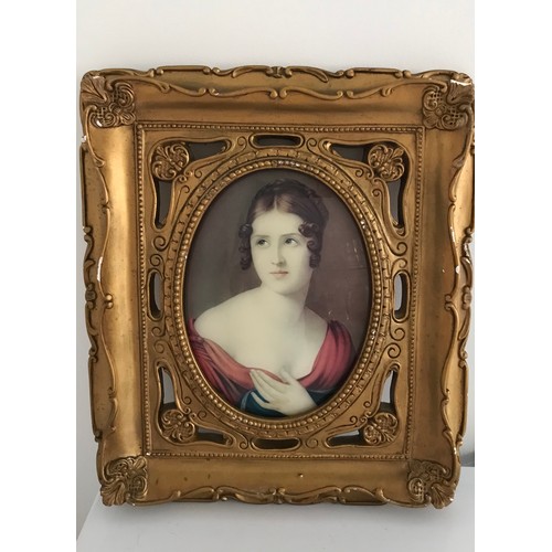 179 - Vintage Oval Picture In Gilt Frame
34 x 41 cms