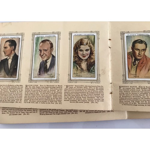 192 - 4 x Vintage Postcard Albums (complete) 3 Of Film Stars The Other Wild Flowers