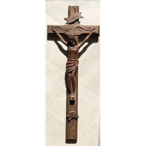 198 - Vintage Carved Oak Crucifix
24 x 60 cms