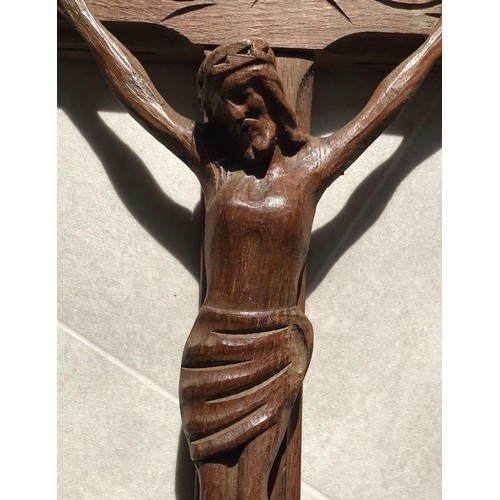 198 - Vintage Carved Oak Crucifix
24 x 60 cms