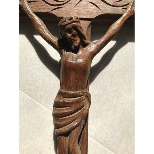 198 - Vintage Carved Oak Crucifix
24 x 60 cms