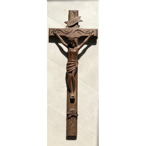 198 - Vintage Carved Oak Crucifix
24 x 60 cms