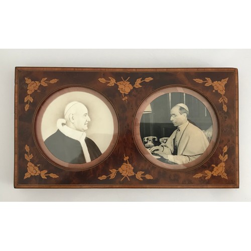 200 - Edwardian Inlaid Photo Frame 
25 x 14 cms