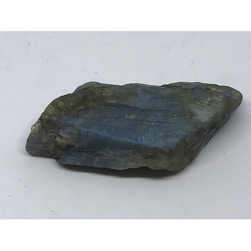 301 - Rough Cut Approximately 207.81 Carat Natural Fiery Grey Labradorite Gemstone With Certificate Yeovil... 