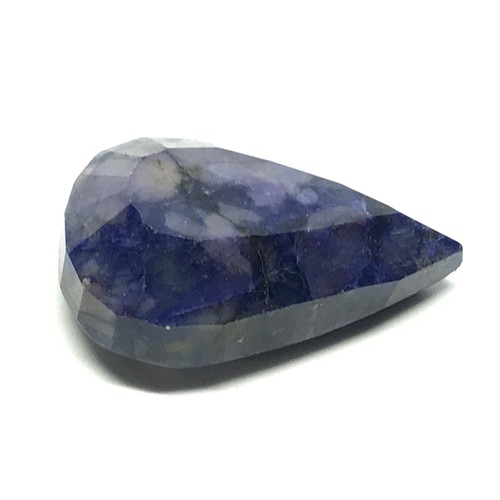 304 - Pear Cut Approximately 232.20 Carat Blue Natural Sapphire Gemstone With Certificate Yeovil Auctions ... 