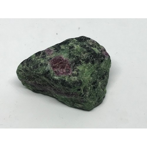 309 - Natural Ruby Zoisite Gemstone Rough Cut Circa 286.35 Ct Yeovil Auctions Is Not GIA Certified So We C... 