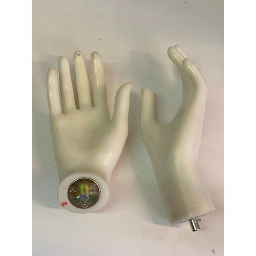 88 - Two Vintage Mannequin Hands (2)