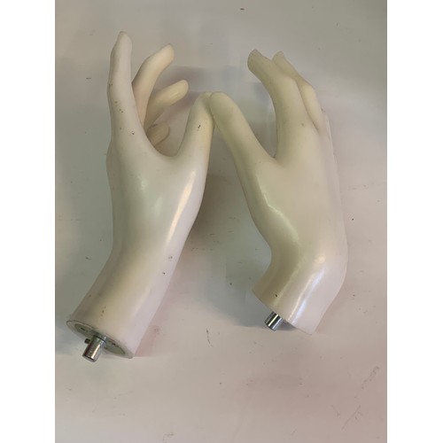 87 - Two Vintage Mannequin Hands (2)