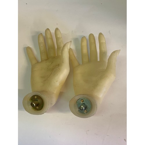 85 - Two Vintage Mannequin Hands (2)