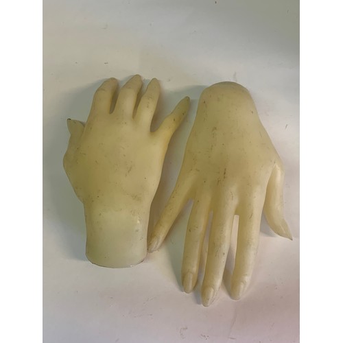 85 - Two Vintage Mannequin Hands (2)