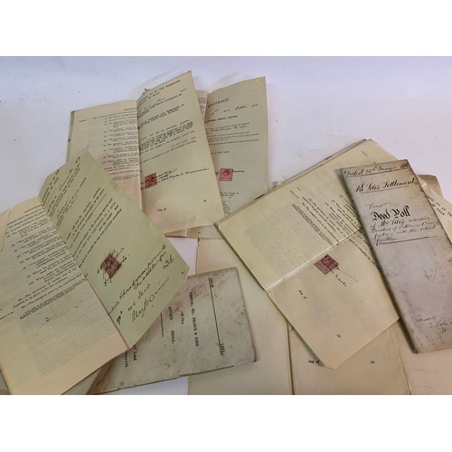 284 - 19th Century Deed Along With Other Particulars Of Sale (Qnty)