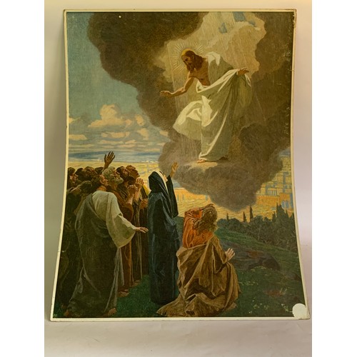 294 - Religious Education Card Poster Plate 46 Jesus  81 x 62 cms