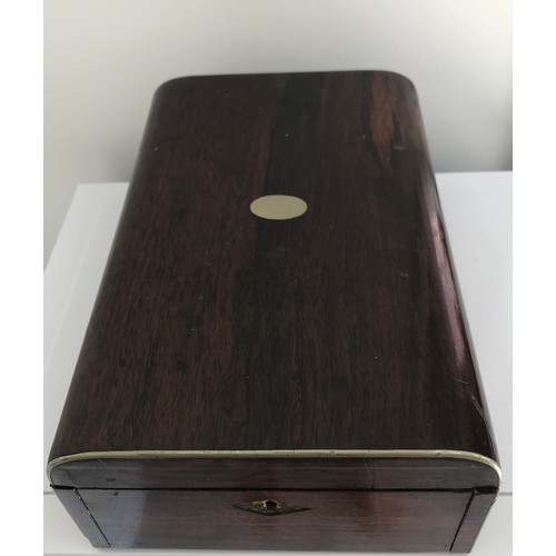 209 - Early 19thC Rosewood Gentleman’s Shaving Box
28 x 19 x 10 cms