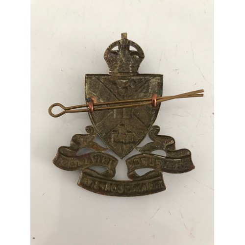 233 - Vintage Edinburgh University Training Corp (TA). Cap Badge