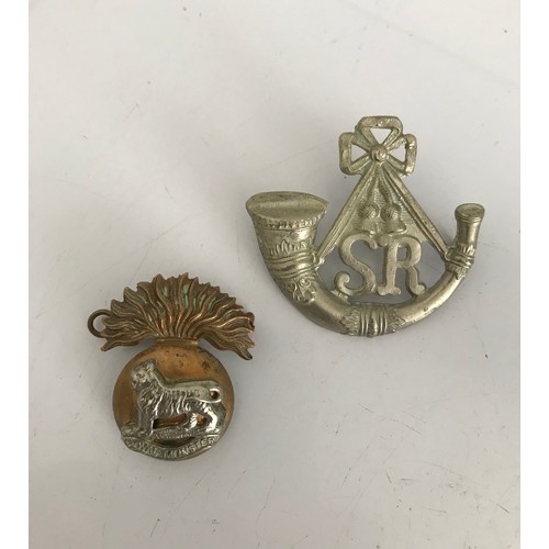 234 - Munster Fusilier Cap Badge Together With Another