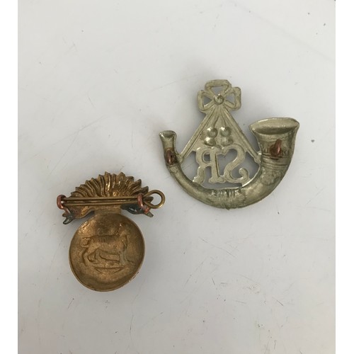 234 - Munster Fusilier Cap Badge Together With Another