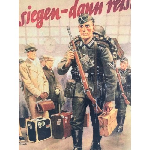 236 - Of Military Interest A German WW2 Style Propaganda Card