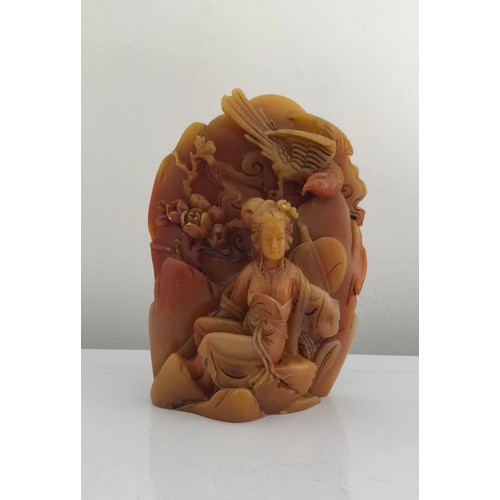 243 - Shoshan Oriental Stone Statue 
12 x 8.5 x 4 cms