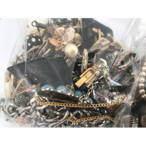 229 - 2 x Bags Of Various Costume Jewellery