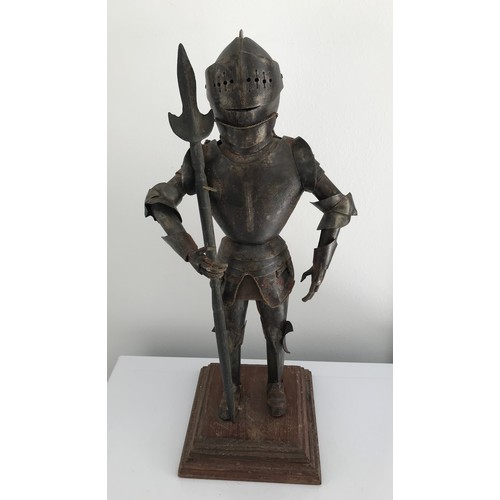 240 - Antique Miniature Suit Of Armour On Stand
40 cms high