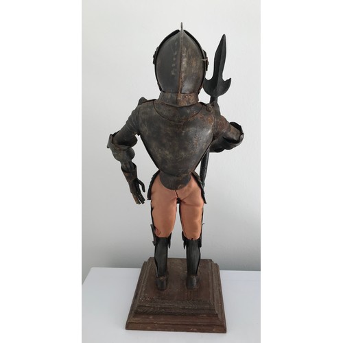 240 - Antique Miniature Suit Of Armour On Stand
40 cms high