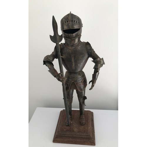 240 - Antique Miniature Suit Of Armour On Stand
40 cms high