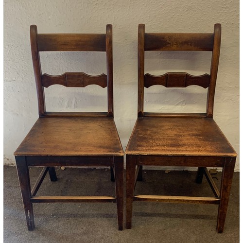 314 - Pair Of Vintage Railway Waiting Room Chairs With Tickets To The Underside (2)