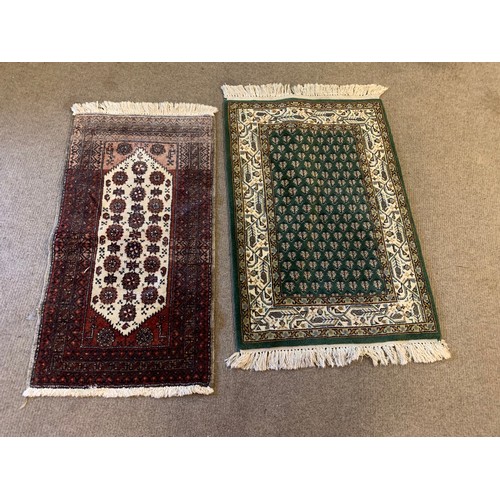 329 - Two Rugs, Largest 101 x 60 cms (2)