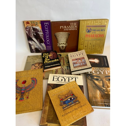 389 - 1971 Pyramids And Sphinx Book Along With Other Egyptian Related Books.