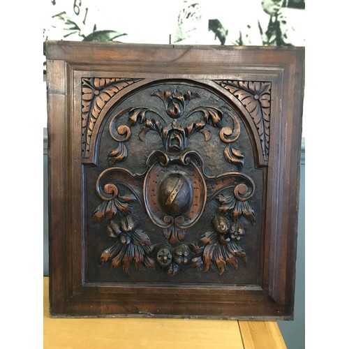 241 - Intricately Carved 19thC Panel
60 x 60 cms