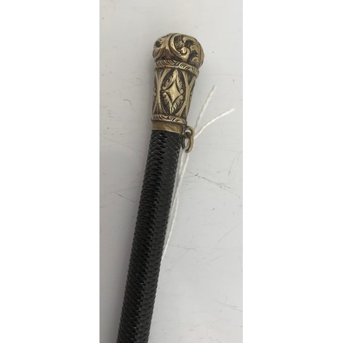 181 - Antique Ladies Coaching Whip Crop