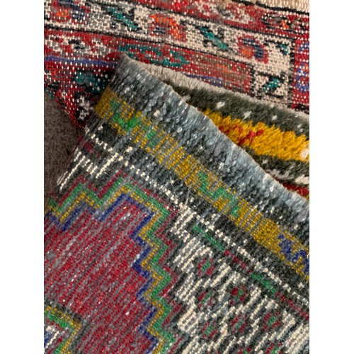 432 - Two Hand Knotted Decorative Rugs Largest. 112 x 50 cms (2)