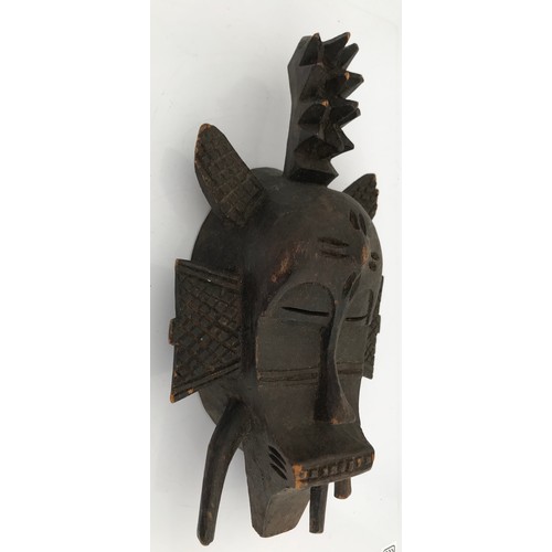 222 - Wooden Tribal Mask From Senufo Tribe
29 cms