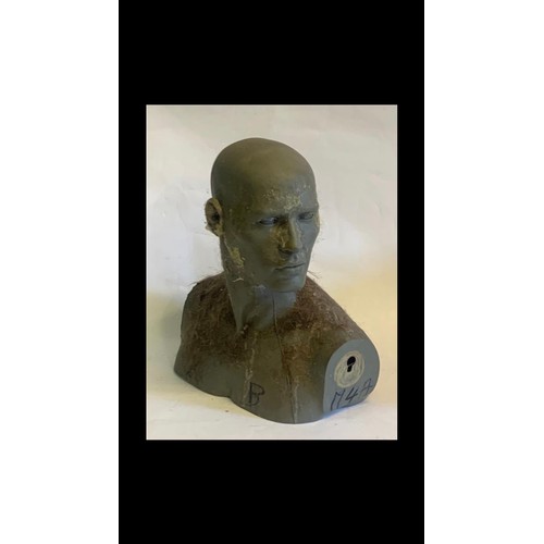 252 - Vintage Film Prop Mannequin Head And Shoulder Mount.