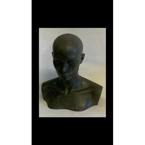 224 - Vintage Film Prop Mannequin Head And Shoulder Mount.