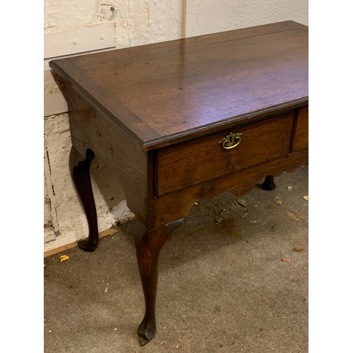 2 - Antique Low Boy With Two Drawers 90 x 555 x 67