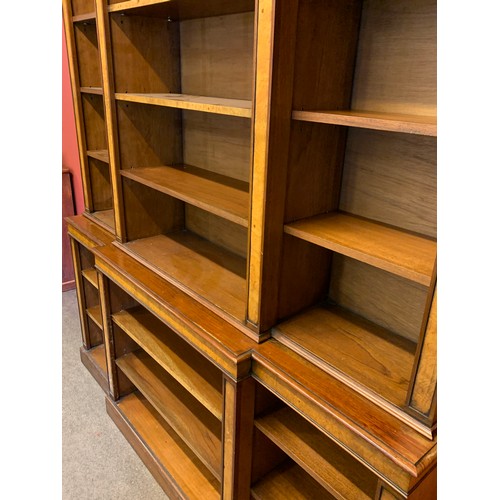 24 - Large Antique Style Library  Bookcase.  193 x 42 x 214 cms