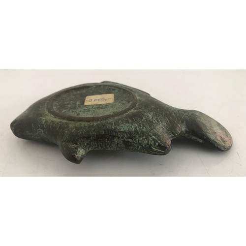 160 - Unusual Vintage Oriental Bronze Censer In The Form Of A Fish Probably A Carp
14 x 9 x 2.5 cms