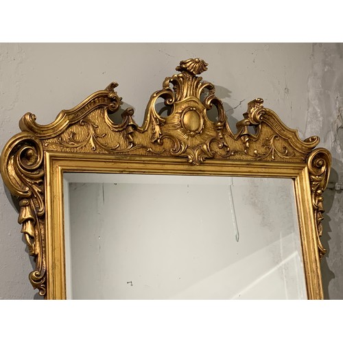 48 - Gilt Rococo Console And Mirror . Mirror Measures 132 x 98 cms Console Table Measures. 110 x 36 x 85 ... 