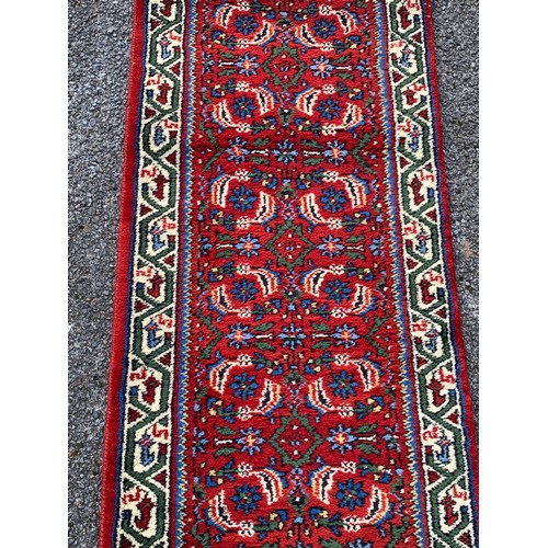 98 - Decorative Hand Knotted Runner / Rug 230 x 63 cms