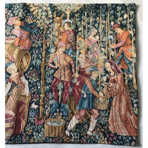 100 - Vintage Woven Tapestry Depicting A Medieval Village Scene
70 x 120 cms