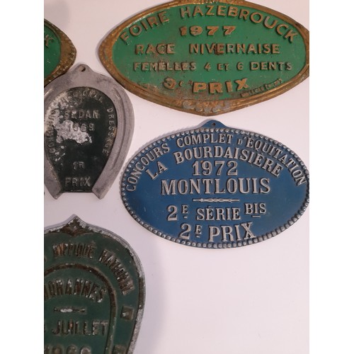 73 - 6 x Continental Agriculture Alloy Plaques