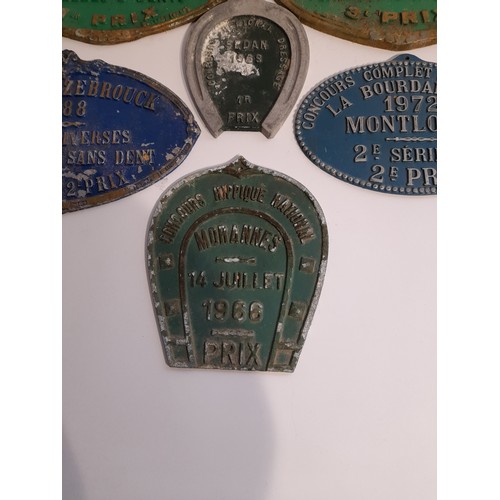 73 - 6 x Continental Agriculture Alloy Plaques