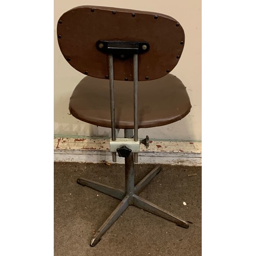 78 - Vintage Industrial Swivel Chair.