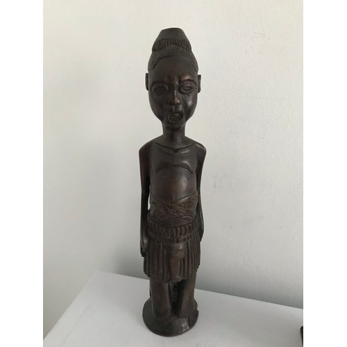 126 - Unusual Vintage Kneeling Tribal Statue
32.5 cms h