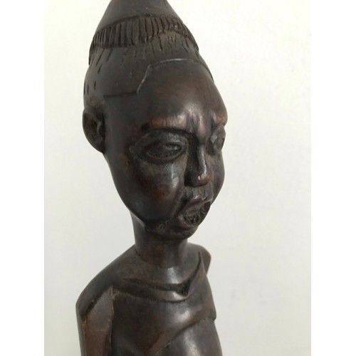 126 - Unusual Vintage Kneeling Tribal Statue
32.5 cms h