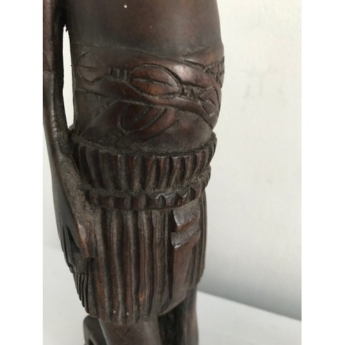 126 - Unusual Vintage Kneeling Tribal Statue
32.5 cms h