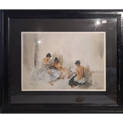 180 - Pair of William Russell Flint Prints 89/850 60cm x 87cm
and 398/850 76cm x 90cm