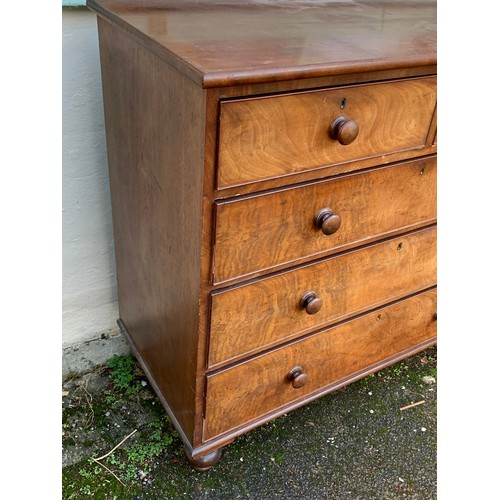 84 - Vintage Two Over Three Chest Of Drawers 108 x 53 x 106 cms