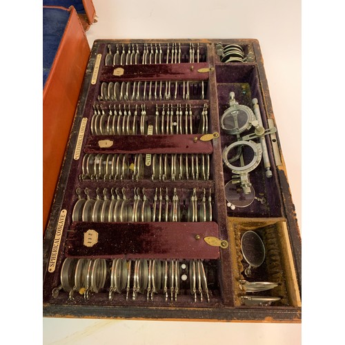 554 - Good Collection Of Ophthalmic Antique Opticians Eye Testing Equipment